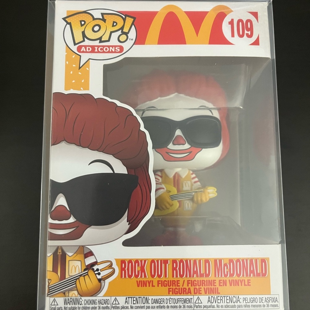 Rock Out Ronald McDonald #109 Funko Pop McDonalds